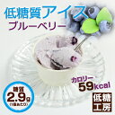 【糖質1個2.9g】『低糖質アイス<ブルーベリー味