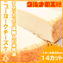 【送料無料】ニューヨークチーズケーキ プレーン<910g・14カット・直径約20cm>【NYチーズケーキ 冷凍スイーツ 冷凍デザート 冷凍ケーキ 業務用 バースデーケーキ 誕生日 母の日 ギフト ホワイトデー レシピ】【楽ギフ_のし】r