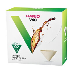 V60用ペーパーフィルターみさらし100枚箱入りVCF-02-100MK（1〜4杯用）/<strong>ハリオ</strong>（HARIO）コーヒーフィルター/アイス珈琲/アイスコーヒー/グルメコーヒー豆専門加藤珈琲店