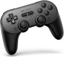 8Bitdo Sn30 Pro+ Bluetooth ゲームパッド (ブラック) - Nintendo Switch Windows Android MacOS Steam Raspberry Pi用