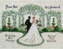 メール便送料無料 今日から クロスステッチ 刺繍キット Janlynn 結婚 ウエディング クロスステッチキット クロスステッチ ししゅう 刺繍