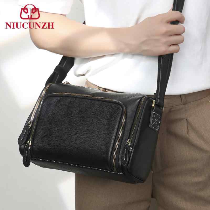 ショルダーバッグ メンズ レトロ ヴィンテージ ハンドメイド 本革 牛革 ソフトレザー 円筒形 大容量 斜め掛け ワンショルダー 普段使い 通勤 お出かけ 鞄 耐久性 黒