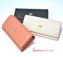 ピンキーウォルマン pinkywolman ティファシリーズ 長財布 70303 全3色 ホワイト ピンク ブラック レディース財布 本革 ロングウォレット かわいい キュート 可愛い 誕生日プレゼント