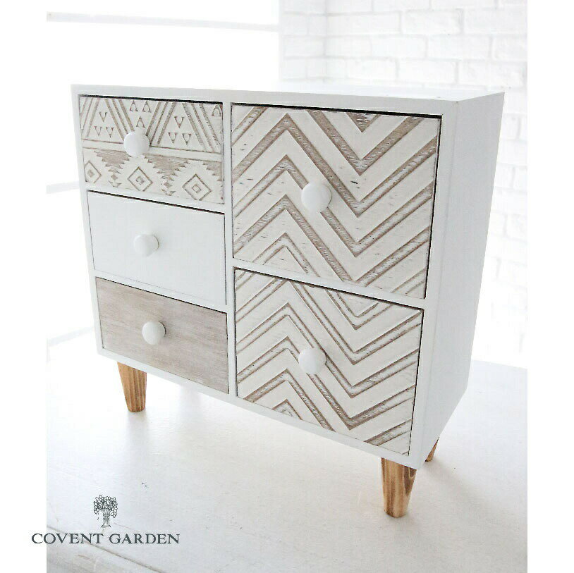 レガリア・ファイブドロワー RO-01 COVENT GARDEN コベントガーデン アンティーク風 木製 小物入れ 収納 BOX ボックス おもちゃ入れ 小物整理 引き出し チェスト 収納/ドロワー/ボックス/アンティーク/小物入れ/男前