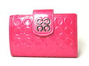 【COACH】コーチ財布 高級感と存在感ある、がま口財布!★2011年 新作モデル★ 【COACH サイフ/コーチ サイフ】コーチ 財布 サイフ COACH 新作 がま口 ジュリア パテント フレームド フレンチ パース がま口財布 43999 SV/PK COACH【2011新作 コーチ財布】【楽ギフ_包装】
