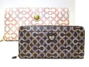 コーチ COACH 財布 長財布 (COACH サイフ/コーチ サイフ) ウェイバリー コーテッド キャンバス アコーディオン ジップ 長財布 43628 COACH財布 コーチ財布 新作モデル セール 円高還元【楽ギフ_包装】