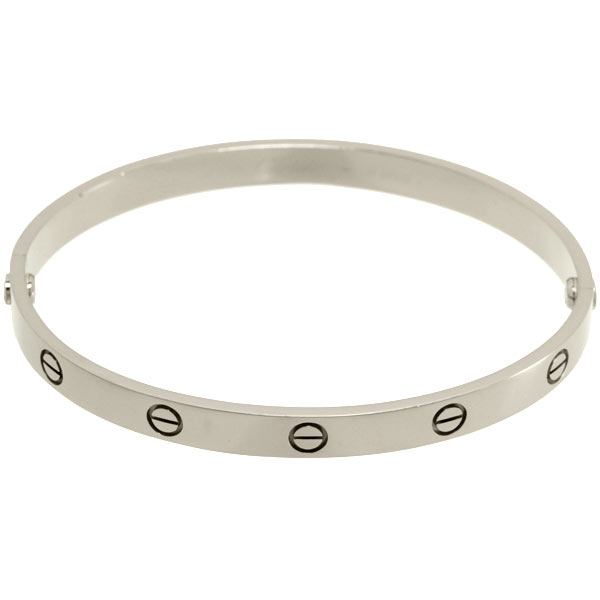 ... bracelet love breath K18WG white gold size B6035416 Cartier jewelry