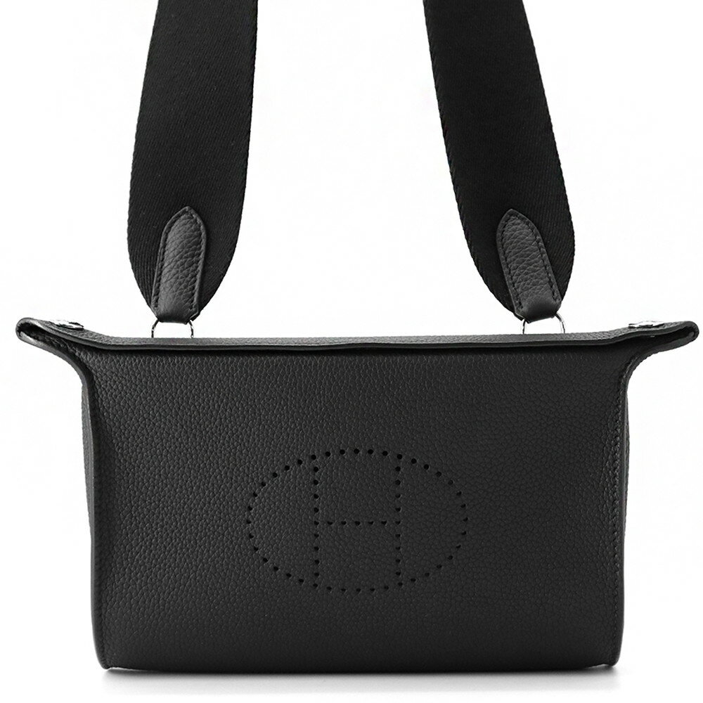 エルメス ショルダーバッグ ヴィドポッシュ ブラック/シルバー金具 トゴ B刻印 HERMES 黒 【安心保証】 【中古】 エルメス ヴィドポッシュ HERMES BAG