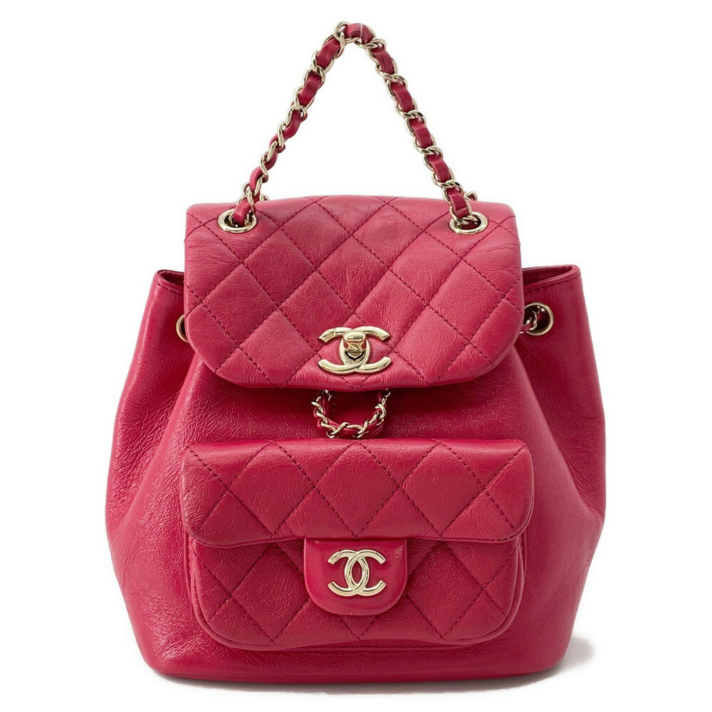 シャネル リュック マトラッセ ココマーク デュマ バックパック レザー AS2908 CHANEL 【安心保証】 【中古】 シャネル バッグ レディース CHANEL BAG