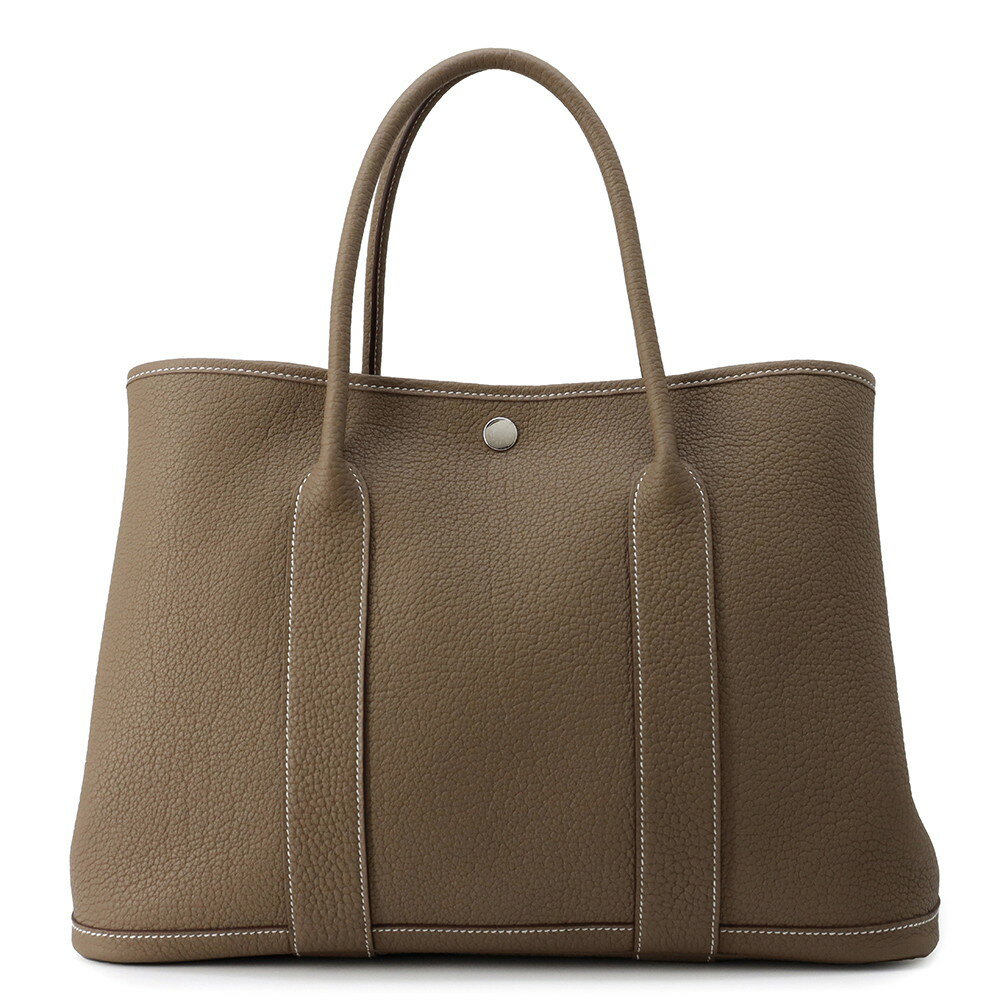 エルメス トートバッグ ガーデンパーティPM エトゥープ/シルバー金具 ネゴンダ U刻印 【安心保証】 【中古】 エルメス ガーデンパーティ エルメス バッグ エルメス レディース HERMES BAG