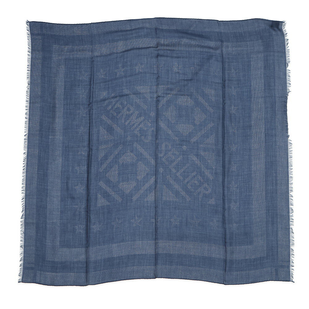 エルメス ストール SELLIER セリエ カシミヤ シルク HERMES スカーフ 【中古】 エルメス スカーフ エルメス ストール HERMES SCARF