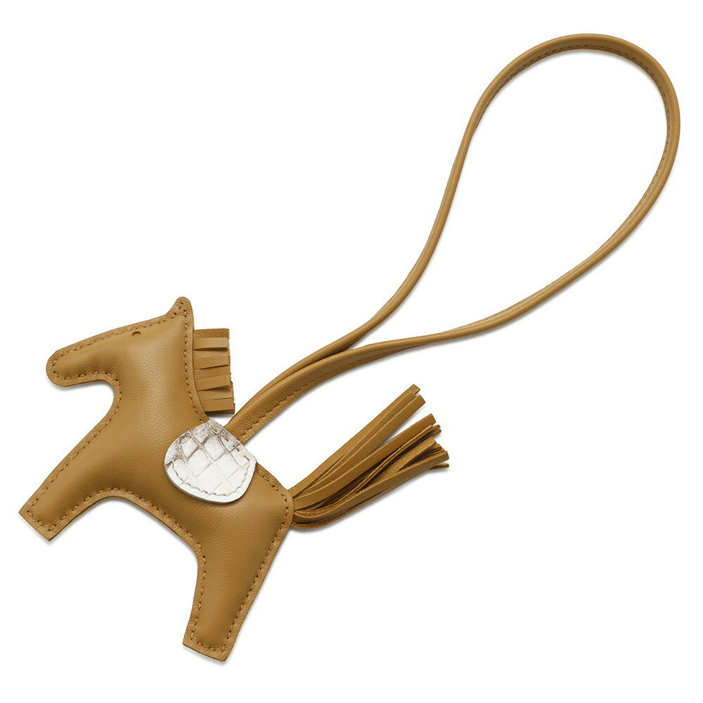 エルメス バッグチャーム ロデオPM タッチ セサミ/ヒマラヤ ラムスキン/ニロティカスマット W刻印 HERMES チャーム オーナメント エルメス ロデオ エルメス チャーム エルメス レディース HERMES