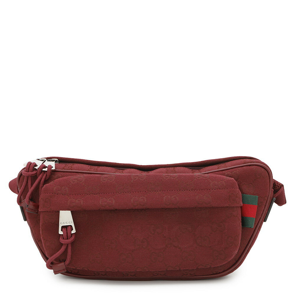 グッチ ボディバッグ GGキャンバス スモール クロスボディバッグ 802096 GUCCI ボルドー 【安心保証】 【中古】 グッチ バッグ GUCCI BAG