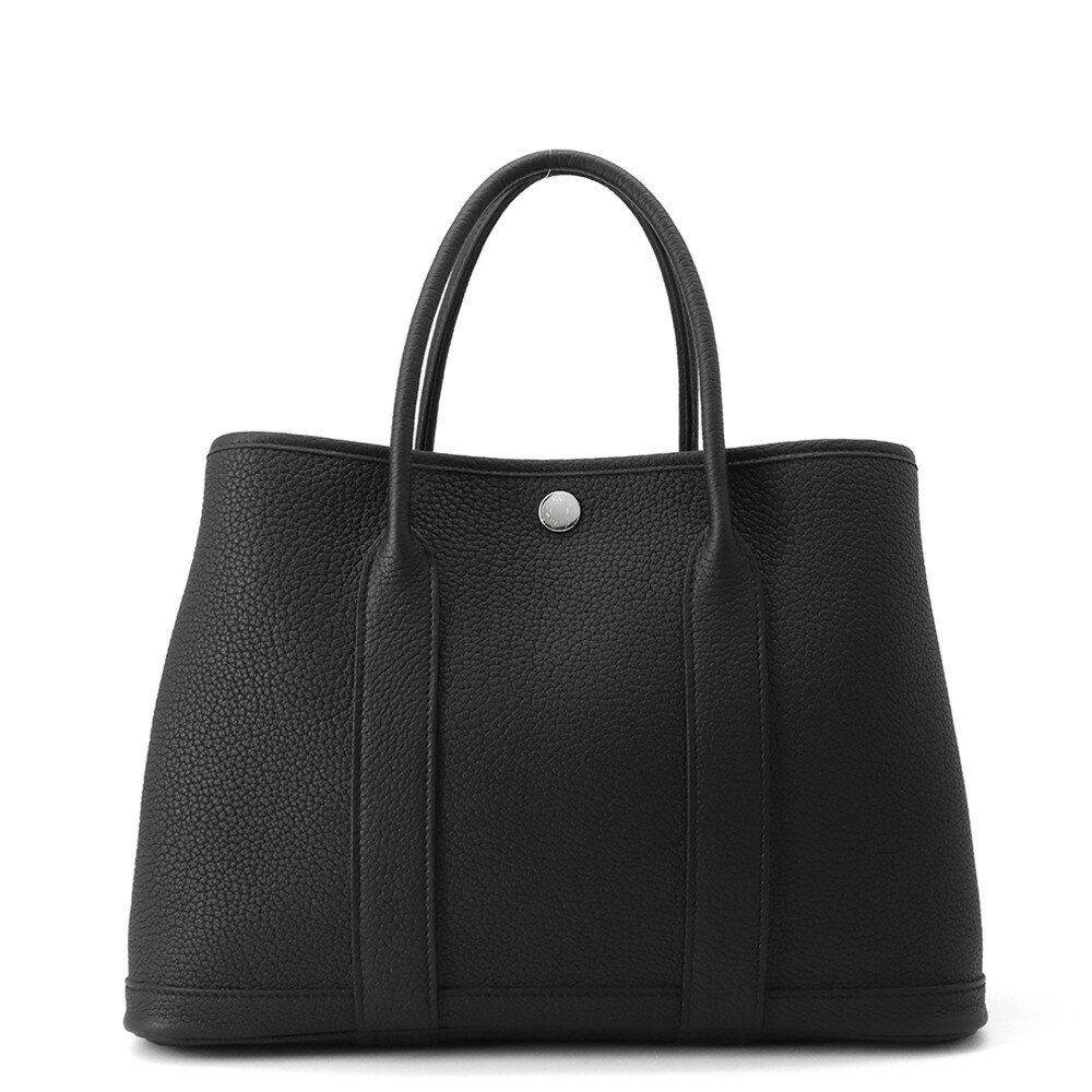 エルメス トートバッグ ガーデンパーティTPM ブラック/シルバー金具 ネゴンダ K刻印 黒 エルメス ガーデンパーティ エルメス バッグ エルメス レディース HERMES BAG