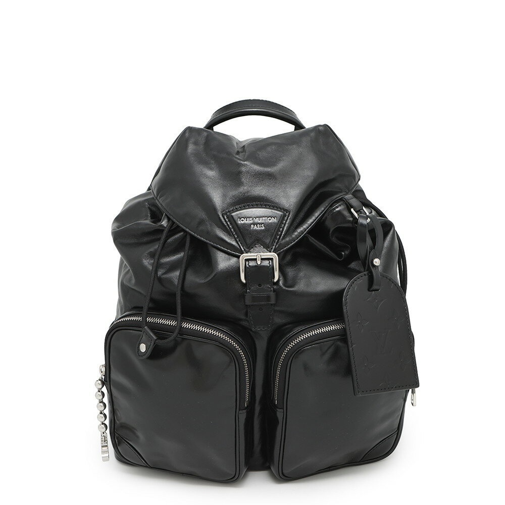 ルイヴィトン リュック カーフレザー/LV ナイト モンスリ・カーゴ バックパック M13983 ヴィトン バッグ 黒 ブラック メンズ 【中古】 ルイ・ヴィトン バッグ LOUIS VUITTON BAG