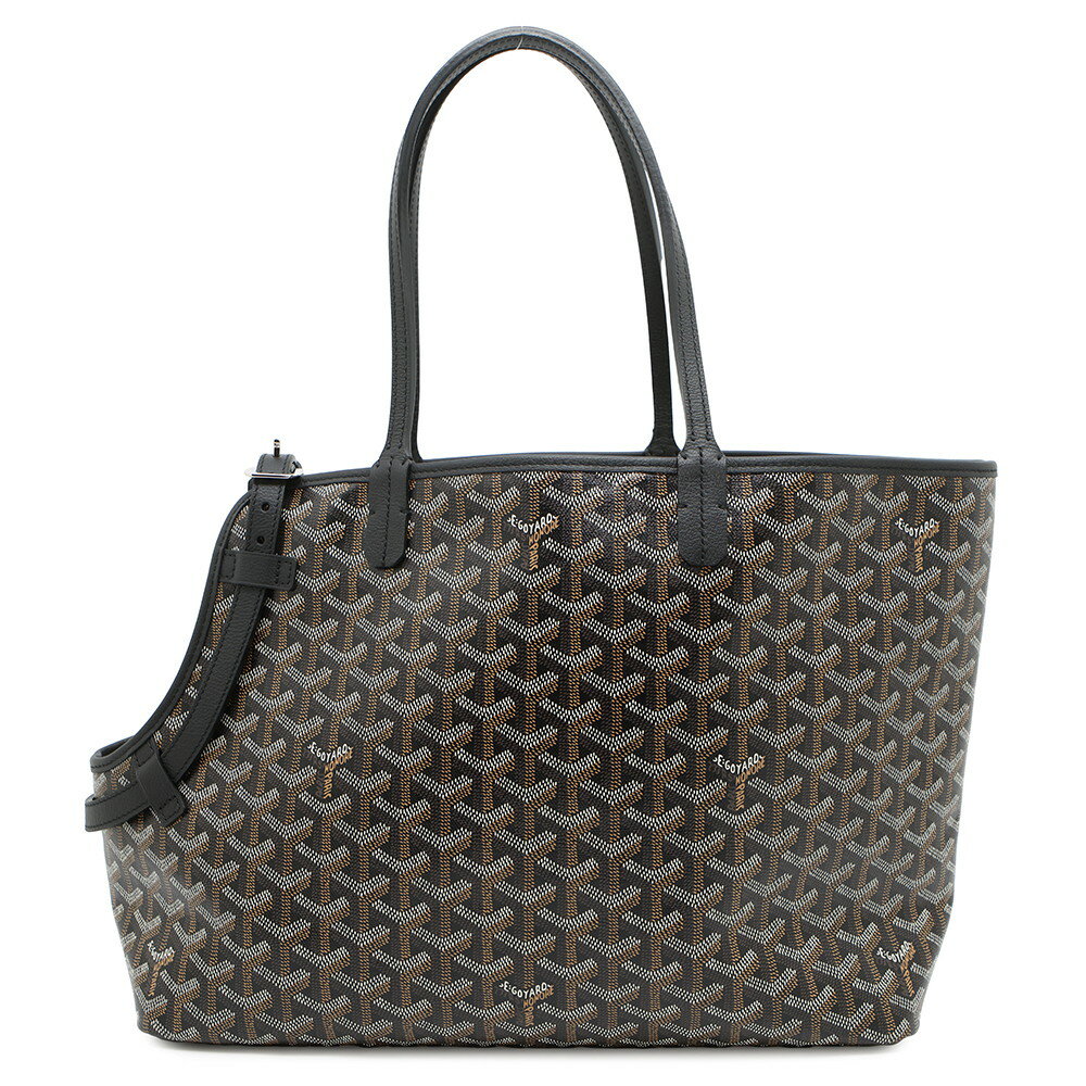 【★決算SALE開催中】ゴヤール ペットキャリーバッグ シアン・グリ PVC CHIENGPMLTY01CL01P GOYARD 小型犬用 黒 【安心保証】 【中古】 ゴヤール バッグ GOYARD BAG