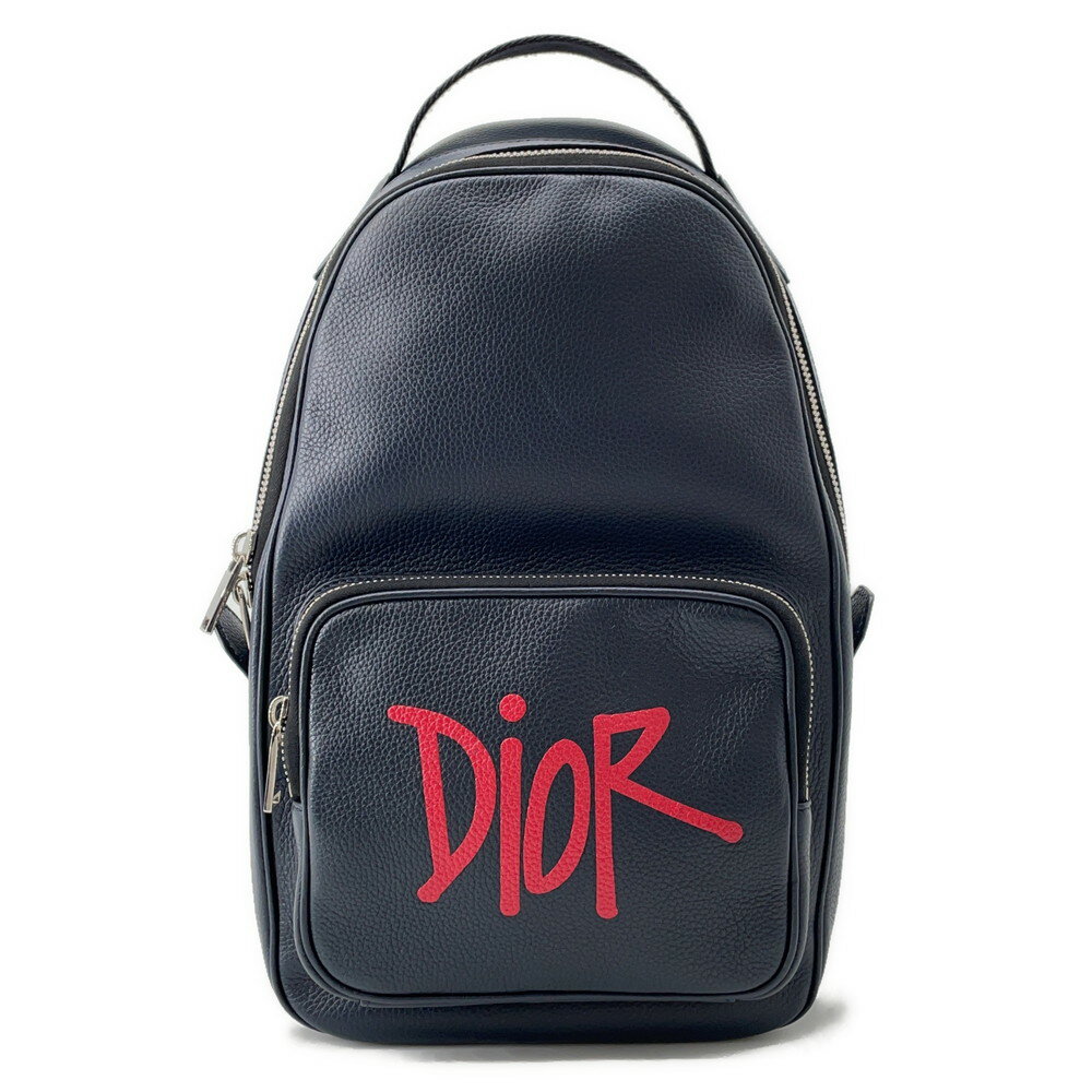 クリスチャン・ディオール ボディバッグ ショーンステューシーコラボ 2020 レザー 1ESBO013GDS Christian Dior メンズ 【安心保証】 【中古】 クリスチャン・ディオール バッグ ディオール メンズ Christian Dior BAG
