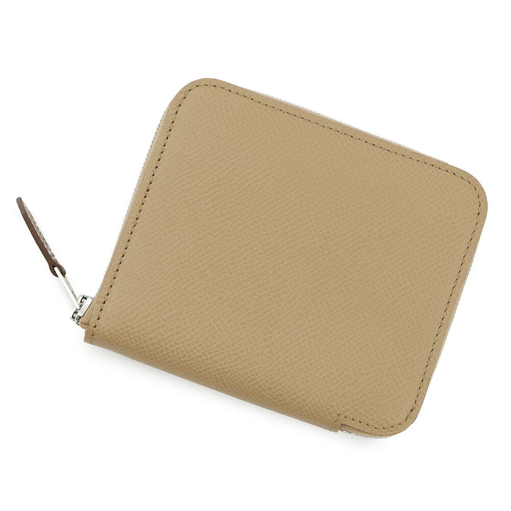 エルメス コインケース アザップコンパクト シルクイン チャイ/シルバー金具 エプソン W刻印 エルメス 財布 エルメス 小銭入れ HERMES WALLET