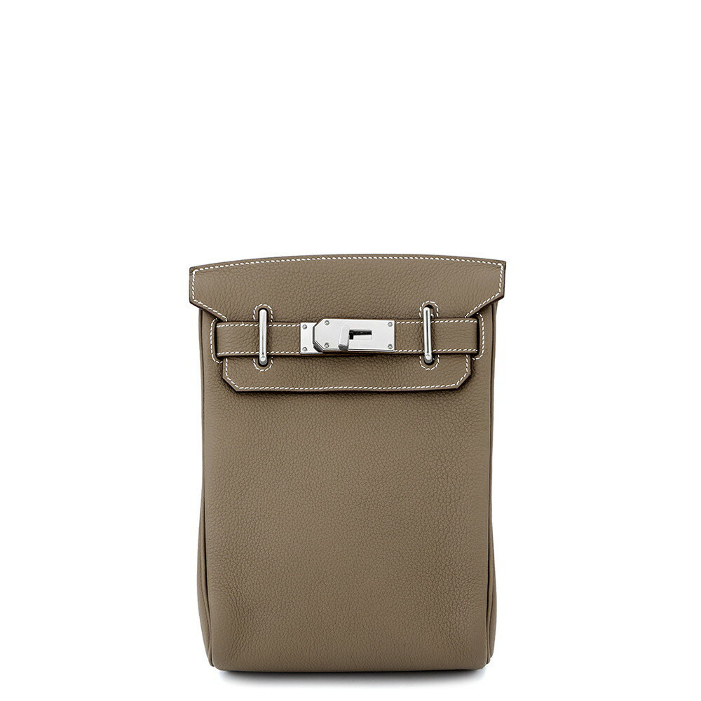エルメス ボディバッグ ケリー アッカドPM エトゥープ/シルバー金具 トゴ W刻印 HERMES メンズ 【安心保証】 【中古】 エルメス バッグ エルメス メンズ HERMES BAG