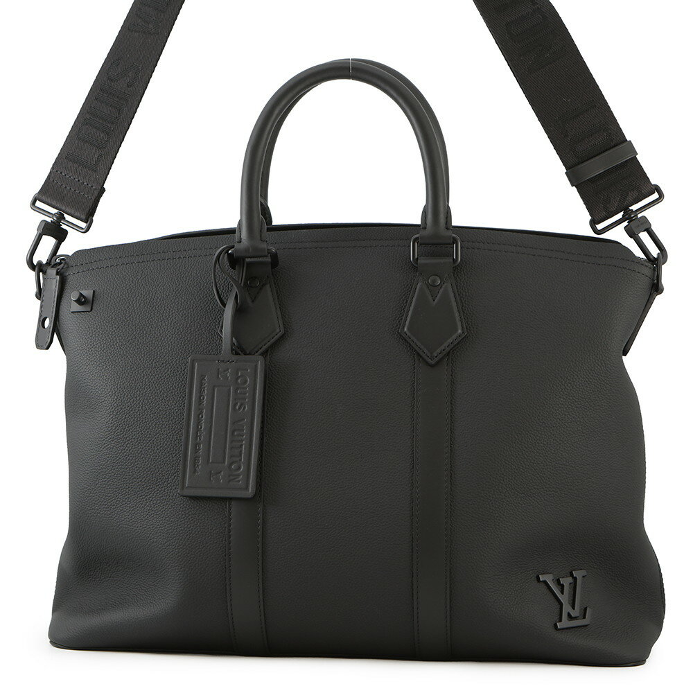 ルイヴィトン トートバッグ トリヨンレザー/LVアエログラム ロックイット M59158 LOUIS VUITTON トートバッグ 2way 黒 ルイ・ヴィトン バッグ メンズ LOUIS VUITTON BAG