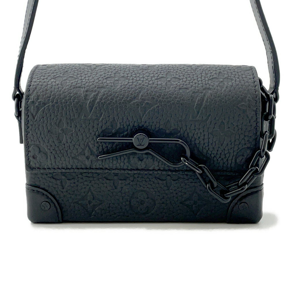 ルイヴィトン 長財布 モノグラム・トリヨン スティーマー・ウェアラブル ウォレット M81746 ヴィトン 財布 ショルダーバッグ 黒 ブラック 【安心保証】 【中古】 ルイヴィトン 財布 メンズ LOUIS VUITTON WALLET