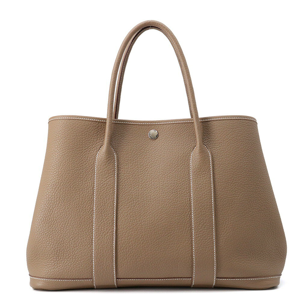 エルメス トートバッグ ガーデンパーティPM エトゥープ/シルバー金具 ネゴンダ U刻印 【安心保証】 【中古】 エルメス ガーデンパーティ エルメス バッグ エルメス レディース HERMES BAG