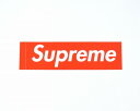 【未使用品】SUPREME (シュプリーム) BOX LOGO STICKER ボックスロゴ ステッカー RED 【中古】