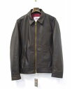 【新品】 JAMES GROSE (ジェームスグロース) AVIATION JACKET アビエーションジャケット 38 BROWN ホースレザージャケット シングルライダース MADE IN ENGLAND イングランド製 イギリス製