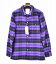 【新品】 Finders Keepers (ファインダーズキーパーズ) FK-Flannel Work Shirt L/S Purple フランネルシャツ ワークシャツ 長袖チェックシャツ 4731103 MADE IN JAPAN L