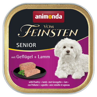 アニモンダ フォムファインステン缶　シニア(シニア犬用)　鳥肉と子羊肉 1缶