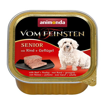 アニモンダ フォムファインステン缶　シニア(シニア犬用)　牛肉と鳥肉 1缶