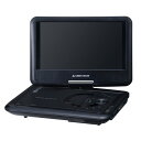 【箱ツブレ】グリーンハウス 乾電池対応 9型ワイド液晶 ポータブルDVDプレーヤー 「GH-PDV9V-BK」