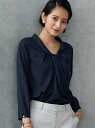 【SALE/10%OFF】UNITED ARROWS green label relaxing CR デシン フロントギャザー ブラウス ユナイテッドアローズ グリーンレーベルリラクシング シャツ/ブラウス【RBA_S】【RBA_E】【送料無料】