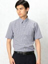 【SALE/50%OFF】UNITED ARROWS green label relaxing スリム イージーアイロン COOL MAX ギンガムチェック Sボタンダウン シャツ ユナイテッドアローズ グリーンレーベルリラクシング シャツ/ブラウス【RBA_S】【RBA_E】
