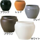 鉢カバー 信楽焼き 陶器製 アレック 10号用 全高39cm×直径46cm A-1 プランター 鉢 植木鉢 観葉植物用 壷型 底穴なし 国産品 日本製