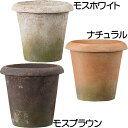 植木鉢・テラコッタ・ノルデン・リスティポット22・6個セット(全高21cm×直径22cm)(アンティーク仕上げ)(底穴あり)(プランター)(素焼き/陶器製)(園芸/ガーデニング)