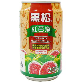 黒松 台湾ピンクグァバジュース果汁20% 320ml【マラソン201207_食品】台湾で人気のブランドジュース「黒松」のジュースです。果汁たっぷり甘すぎずおいしい！