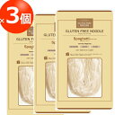 【送料無料】グルテンフリーヌードル 玄米スパゲティ 1食 128g×3個セット ノンアレルギー、