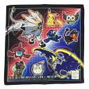 セール★ポケットモンスター サン&ムーン ハンカチ【格子柄】(30cm×30cm)キッズ/子供用/サンムーン/ピカチュウ/ソルガレオ/モクロー/ニャビー/アシマリ/ルナアーラ/ポケモン 【A】