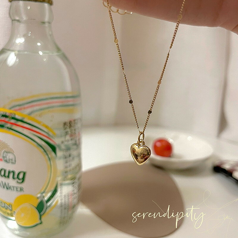 ネックレス アクセサリー 金属 レディース 個性 ハート 可愛い レディース アパレル カジュアル 韓国 ファッション 雑貨 かわいい おしゃれ 北欧 送料無料 [K] (T)