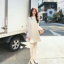 韓国ファッション可愛い系中 長セクション縫付レースワンピース(T)