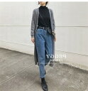 韓国ファッション カジュアルジーンズカジュアルパンツ[K](T)