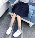 韓国風子供服女の子ファッション可愛い学院風プリーツスカート短いスカート(T)