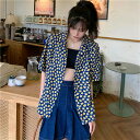 半袖 スーツ フローラル 韓国ファッションスリム ゆったり 可愛い系(T)