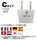 レビュー記入で賞品が当たる！　＊旅行用品/旅行便利グッズ/海外旅行グッズ/コンセントプラグ/アダプタープラグ/差し込みプラグ＊　Traveler's　トラベラーズ　海外用変換プラグCタイプ　Cプラグ　HP3　メール便OK（ya0a005）【RCP】