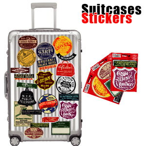 Suitcases Sticker(スーツケースステッカー) Vintage Voyage…...:griptone:10010963