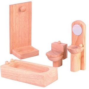 プラントイ 木のおもちゃ PLANTOYS ドールハウス クラシックバスルーム おままごとに 木製玩具