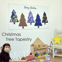 クリスマスツリー タペストリー クリスマス ツリータペストリ...