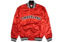 MITCHELL & NESS x TIMBERLAND SATIN TRACK JACKET (RED)ミッチェルアンドネス/ティンバーランド/サテントラックジャケット/レッド
