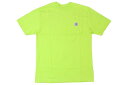 Carhartt WORKWEAR POCKET T-SHIRTS(K87/327:SOUR APPLE)カーハート/ティーシャツ/ライムグリーン